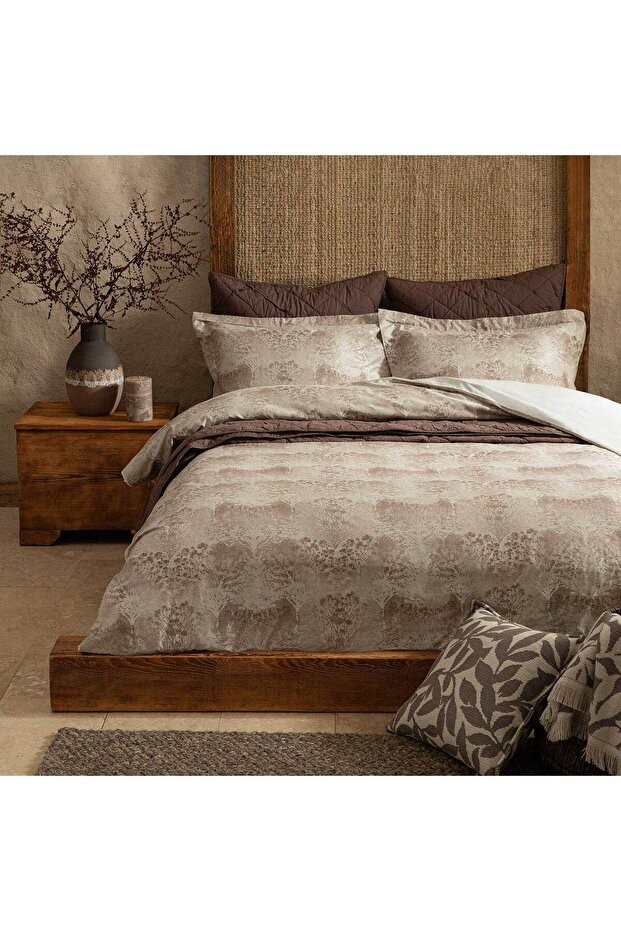 Forrest Nevresim Seti King Size 230x220 cm Kahve