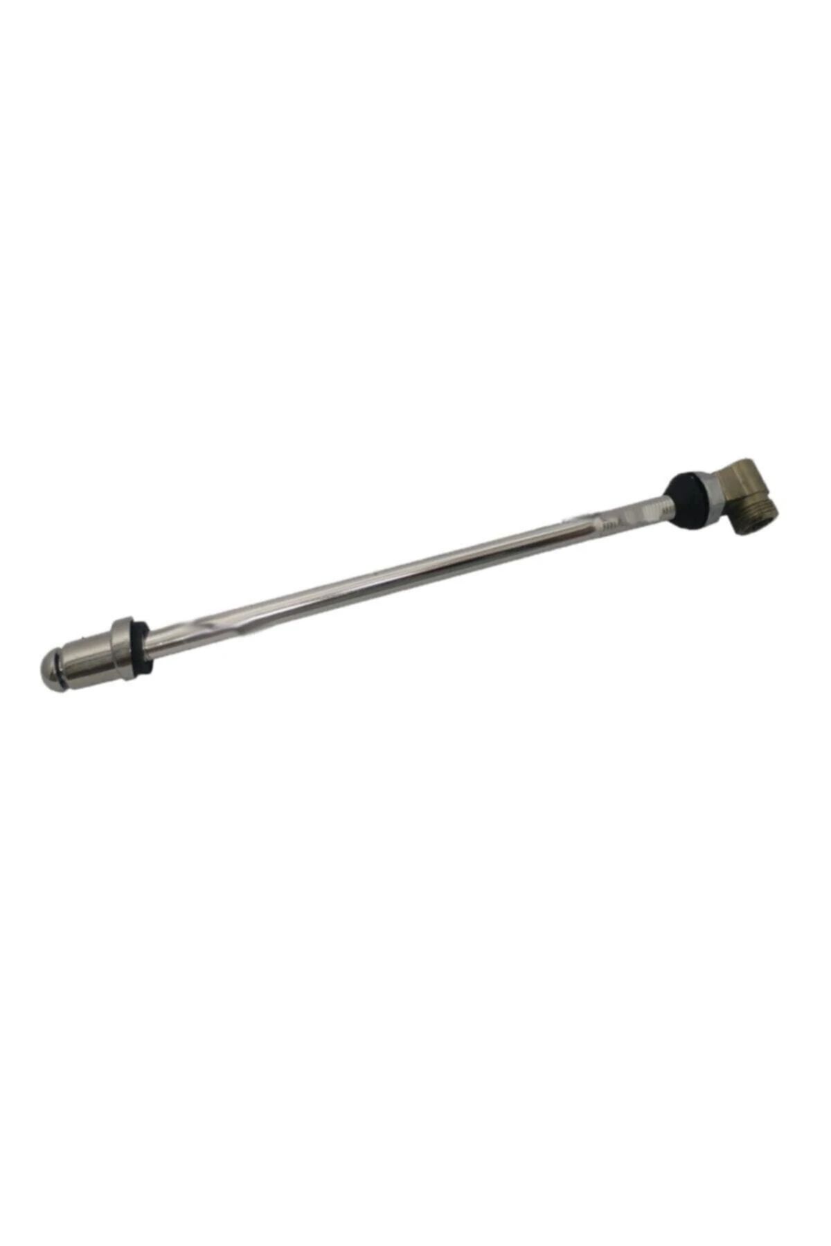 Metal 37cm Taharet Borusu Metal Oynar Kafa Klozet Taharat Çubuğu Gider Borusu