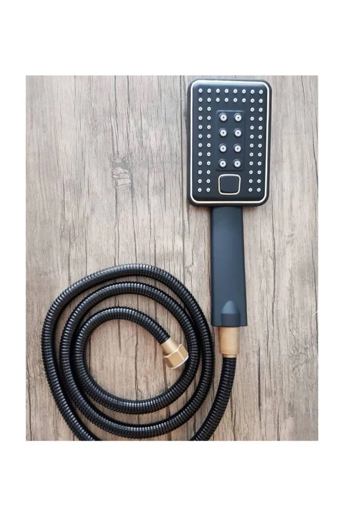 Makedonya Yeni Nesil Siyah Robot Tepe Yağmurlama Kocvizyon Duş Seti Duş Başlığı Duş Hortum