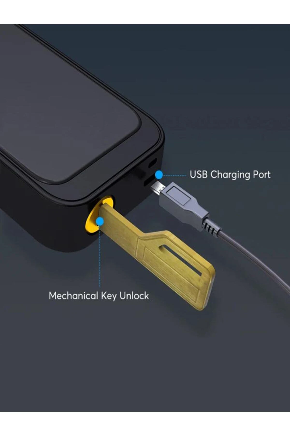 Parmak Izi, Anahtarlı, Kartlı Ve Uzaktan Kontrollü Akıllı Kapı Kilidi - App Ile Kontrol Tek Dilli