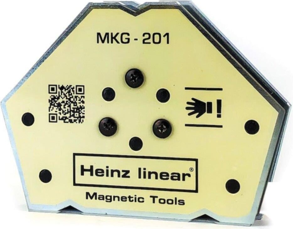 Manyetik Açılı Kaynak Tutucu Mıknatıs Gönye Linear MKG201-K