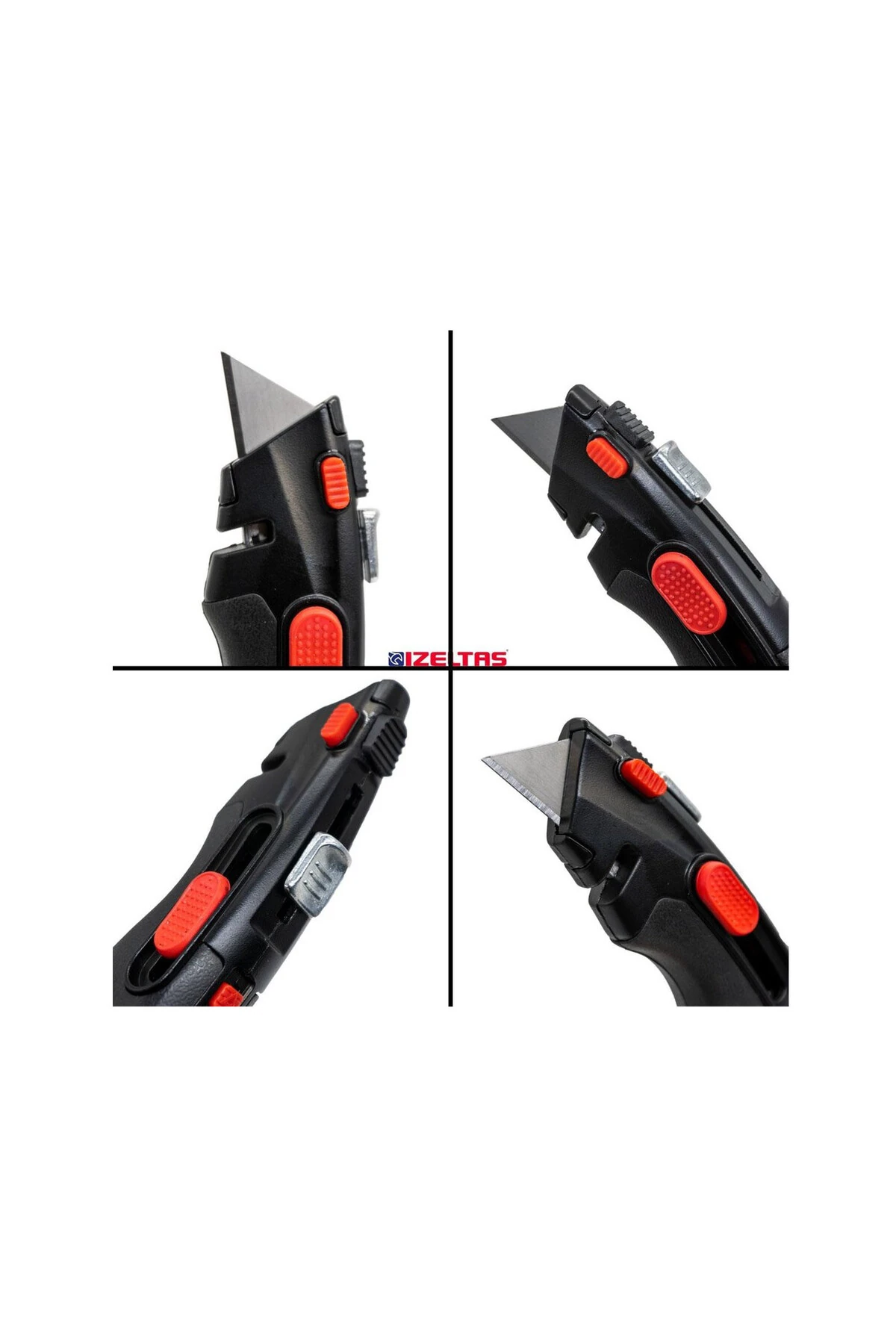 PRO Günlikli Otomatik Kilitlemeli Trapez Maket Bıçağı 18mm