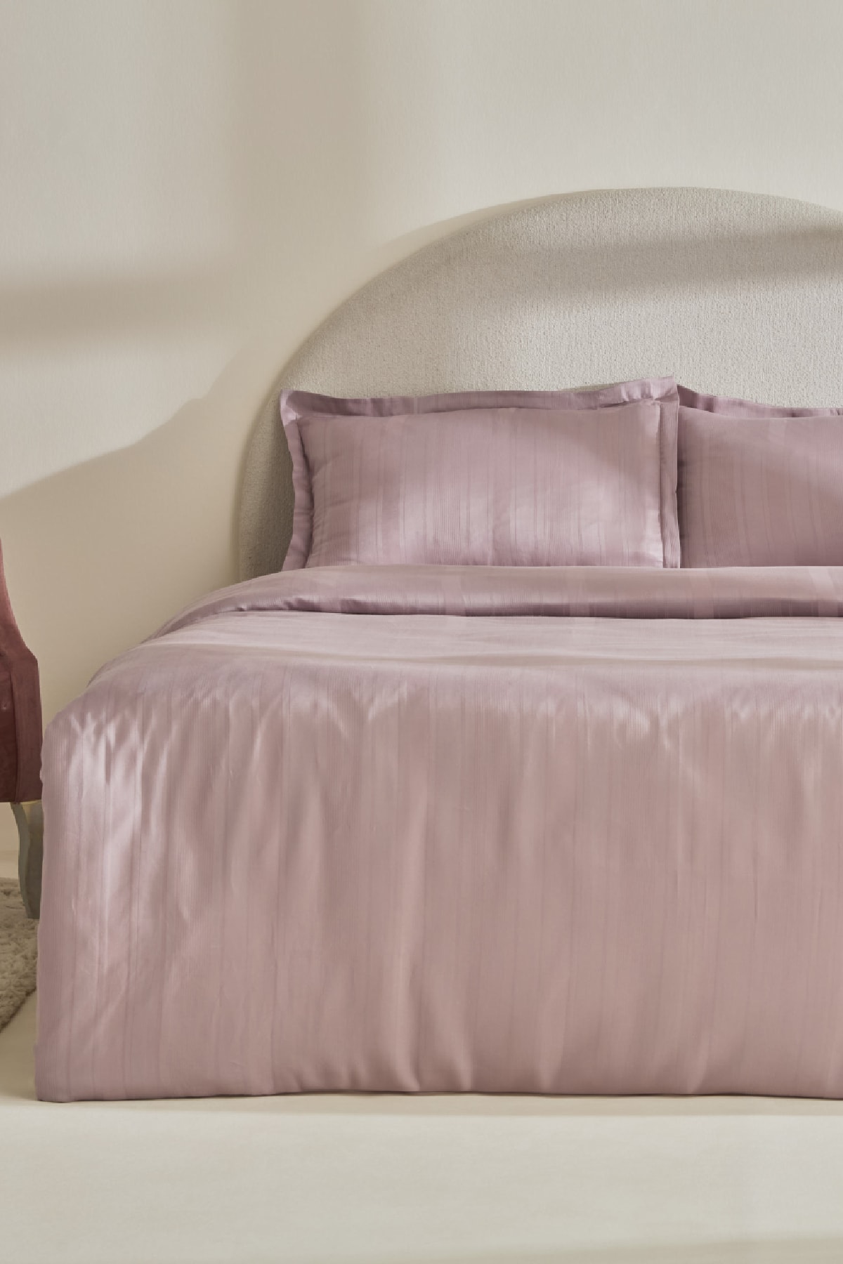 Alvin King Size Nevresim Takımı Mürdüm