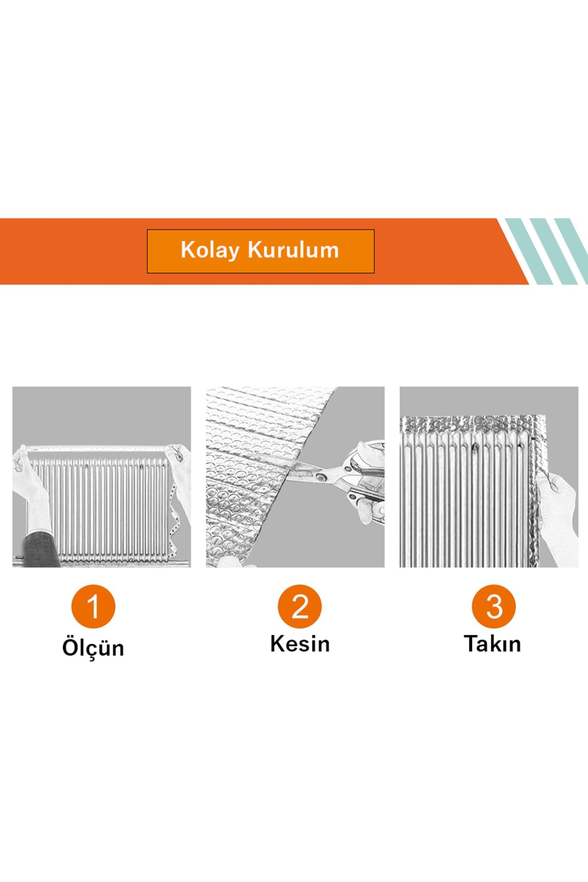 Isı Koruyucu Kalorifer Radyatör Petek Arkası Isı Koruyucu Yalıtım İzalasyon Soğuk itici Levha 3mm