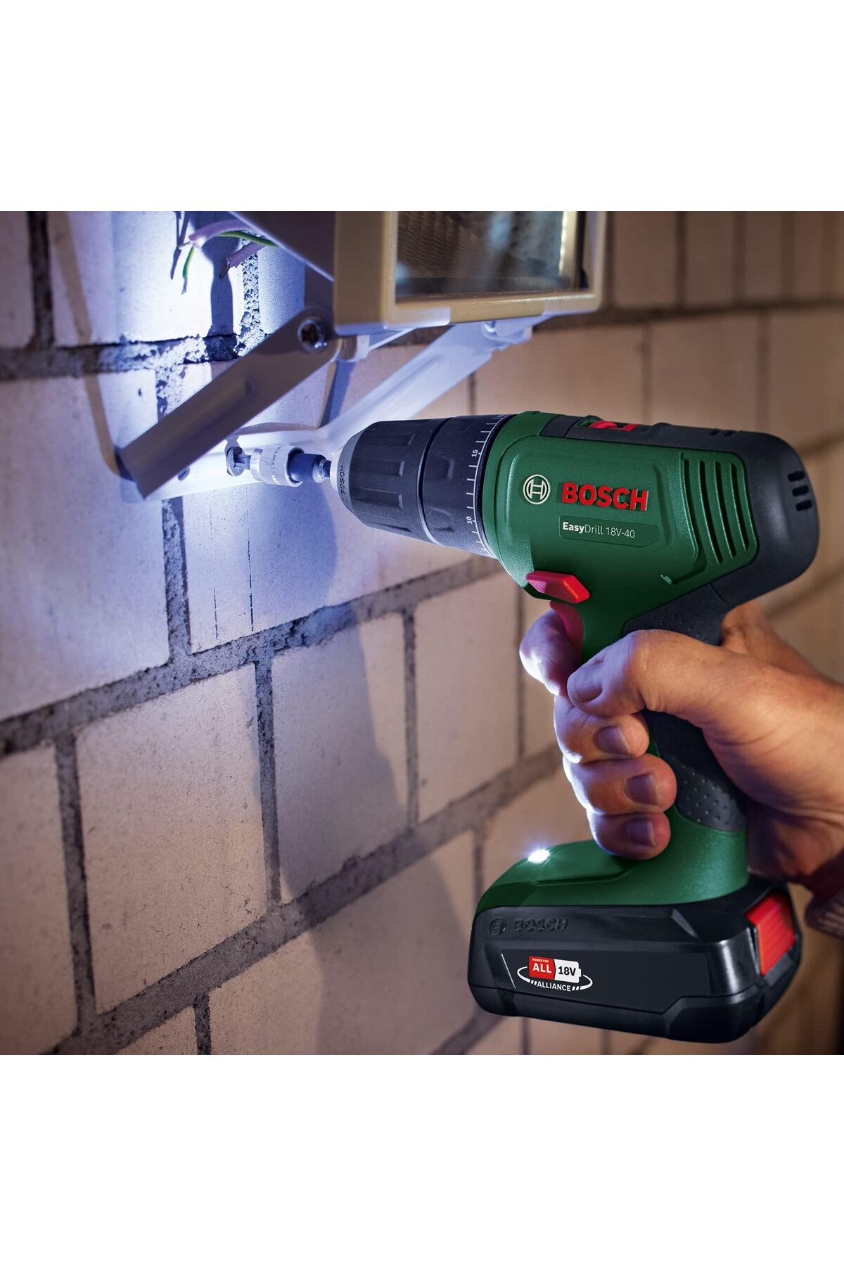 BOSCH Easydrill 18v-40 2.0ah Çift Akülü Matkap - 06039d8005