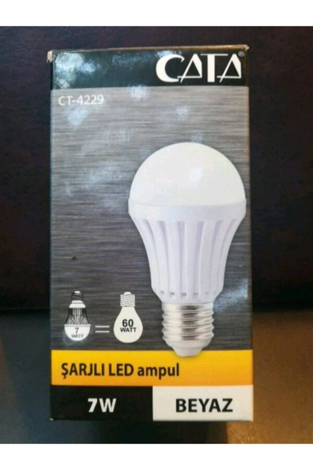 7w Şarjlı Led Ampul (CT-4229) (AYNI GÜN KARGO)