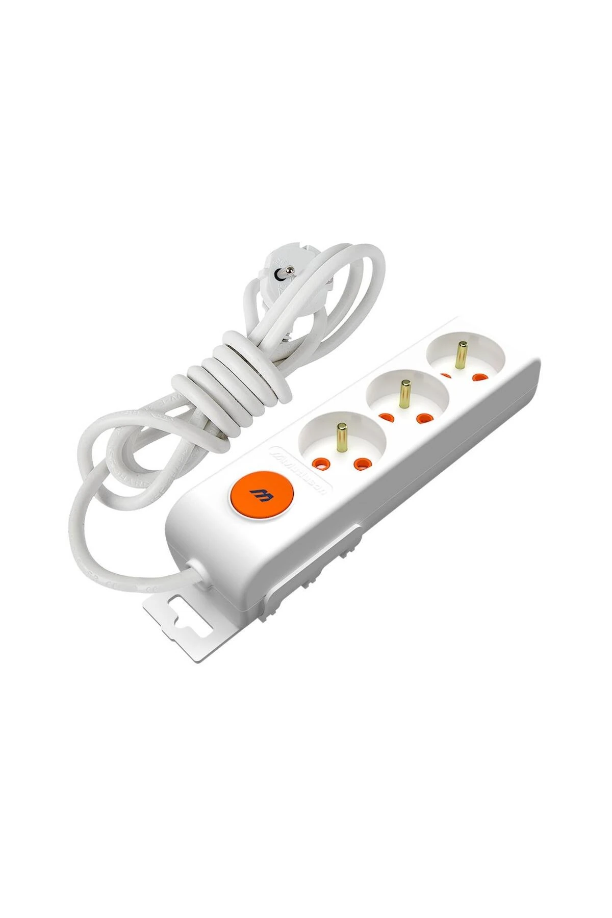 3lü 2 Metre Upsli Grup Priz 3 Lü Upsli Uzatıcı 2 Metre