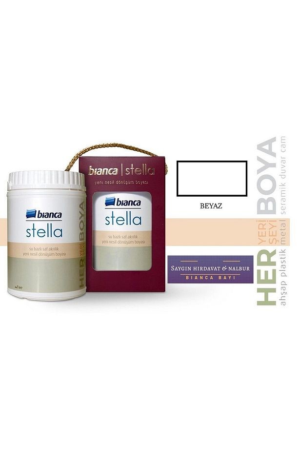 Stella Tezgah - Banyo - Zemin Boyama Seti 5-6 Metrekare - Beyaz