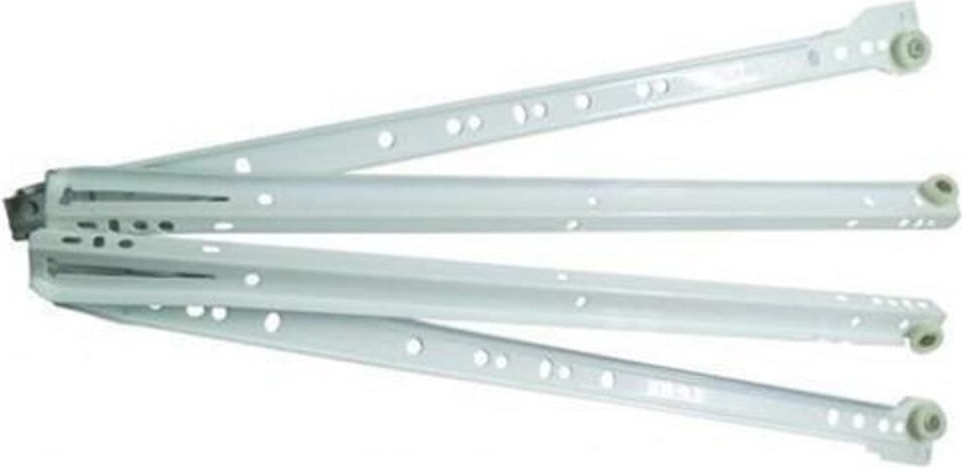 Standart Çekmece Kızağı Dolap Çekmece Rayı Beyaz 50 cm (3 Takım)