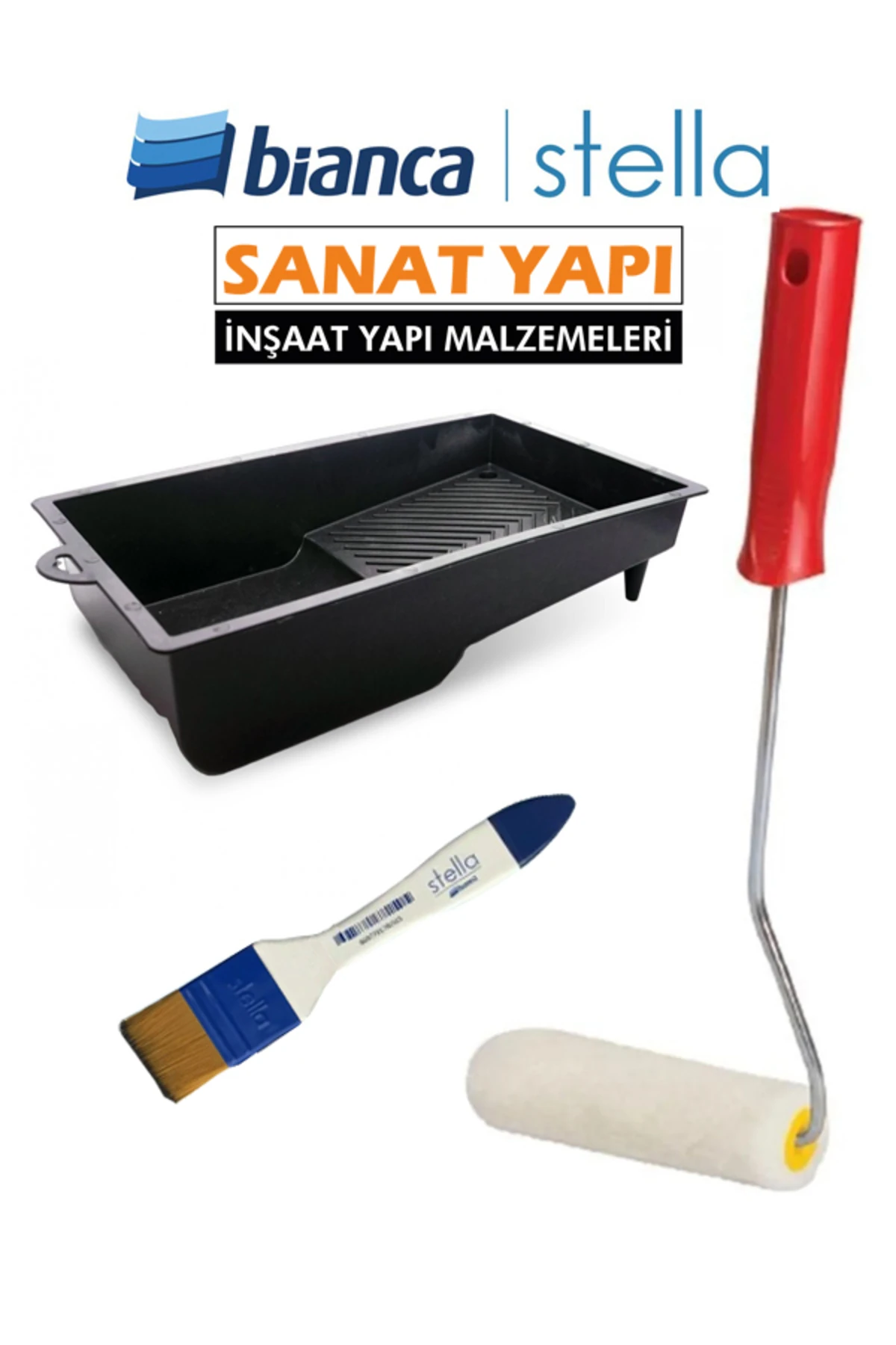 Stella Set Ipek Fırça Rulo Tava