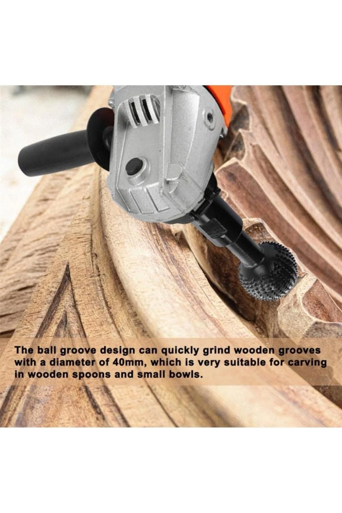 Ahşap için küresel şekil avuç taşlama törpü güçlü oyma Raspalama Traşlama silindir öğütücü