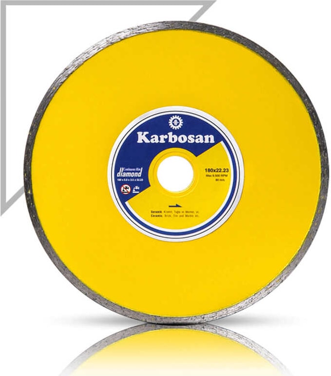 KARBOSAN 115X1.8X22 Sk 8200 Sürekli Elmas Fayans ve Granit Kesici