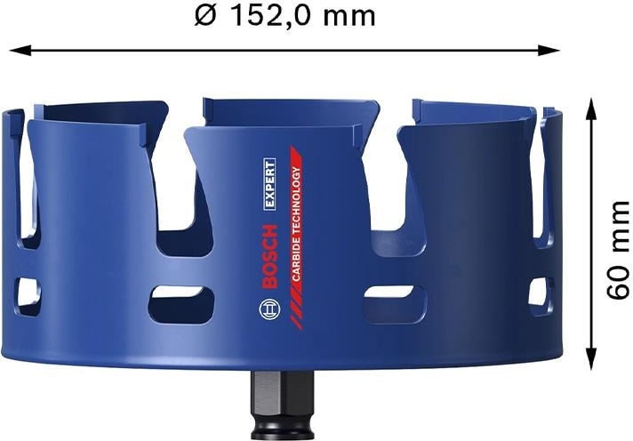 152 mm Yapı Malzemeleri Için Panç 2608900487
