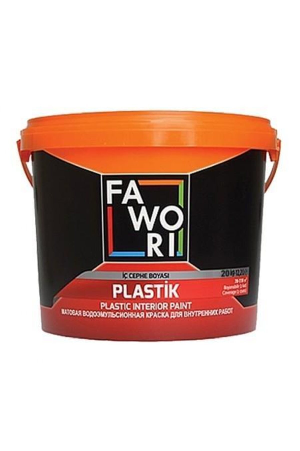 Plastik Iç Cephe Duvar Boyası Beyaz 10 kg
