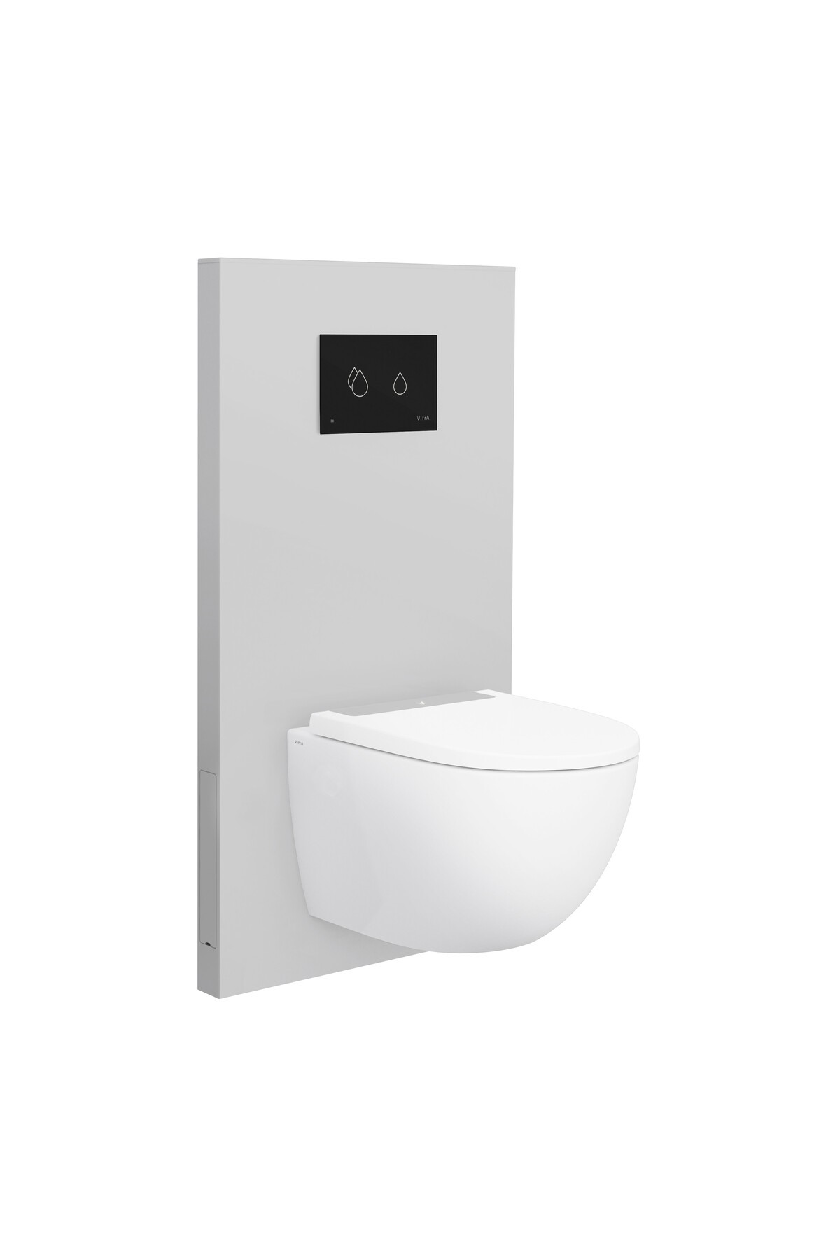 Renoform 773-5060-01 Asma Klozetler Için Taharet Deliksiz Platform, 6 Cm, Açık Gri