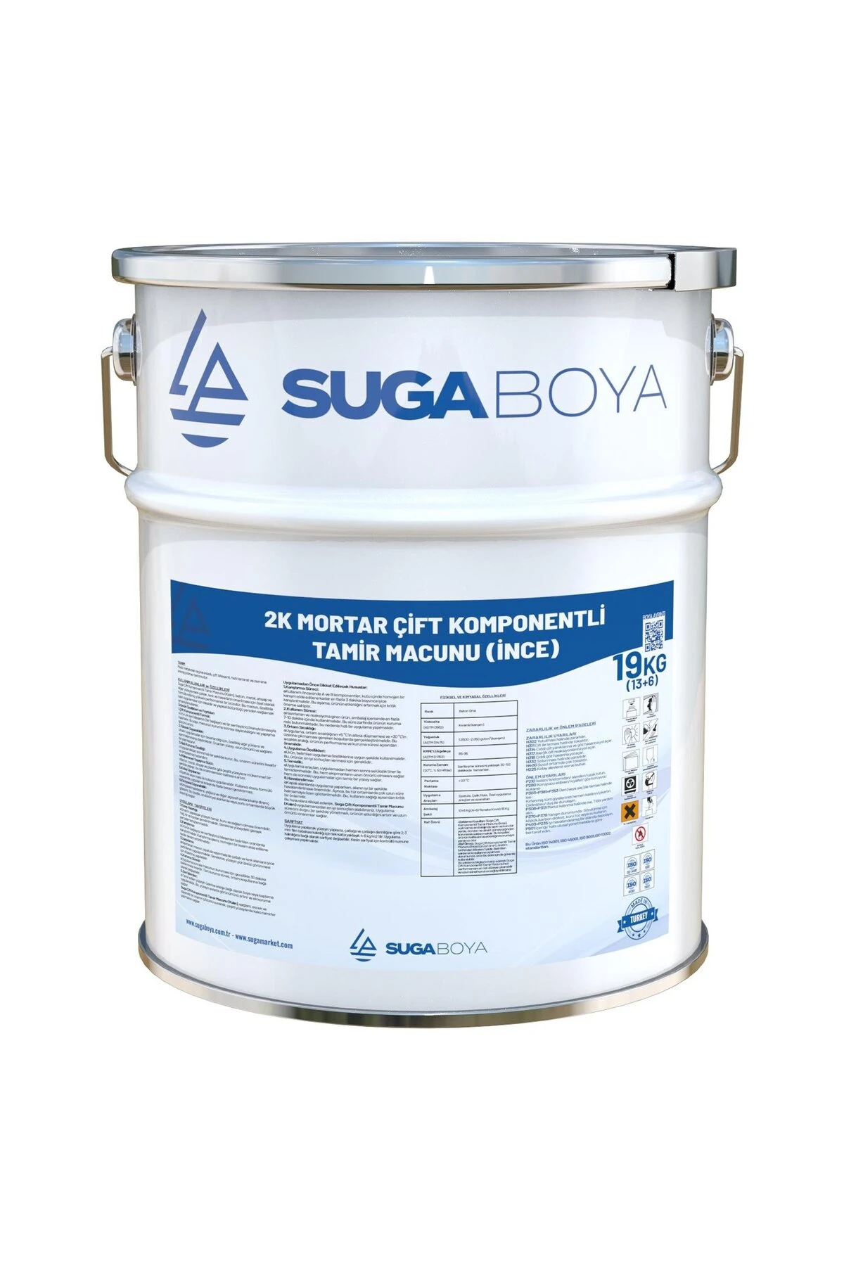 2k Mortar Çift Komponentli Tamir Macunu Ince 13 6