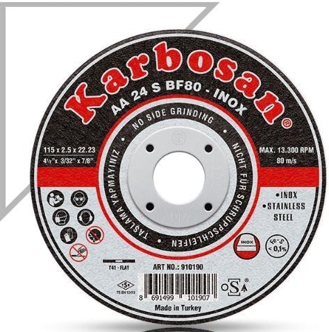 KARBOSAN Inox Kesme Diski 230X1,9X22