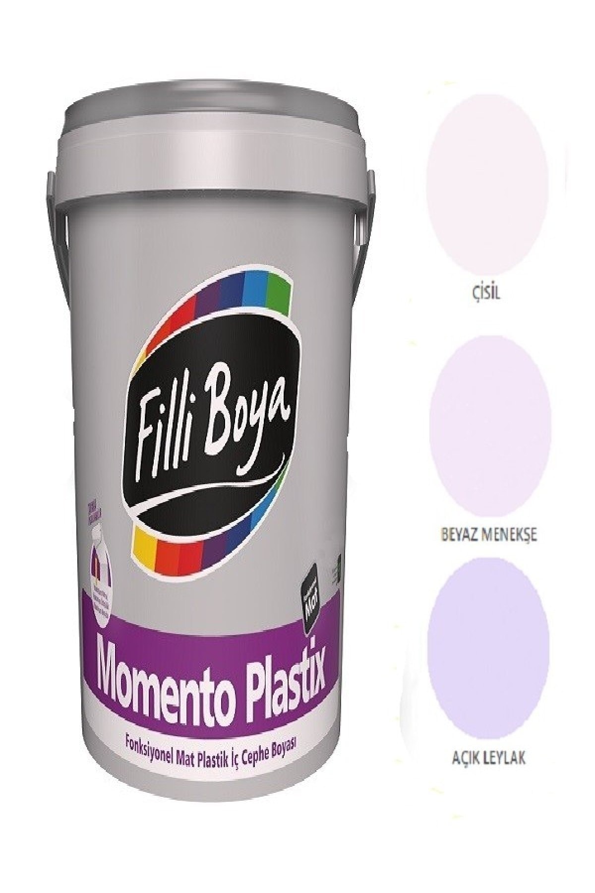 Momento Plastix Fonksiyonel Mat Plastik Iç Cephe Boyası 7.5lt (açık Leylak)