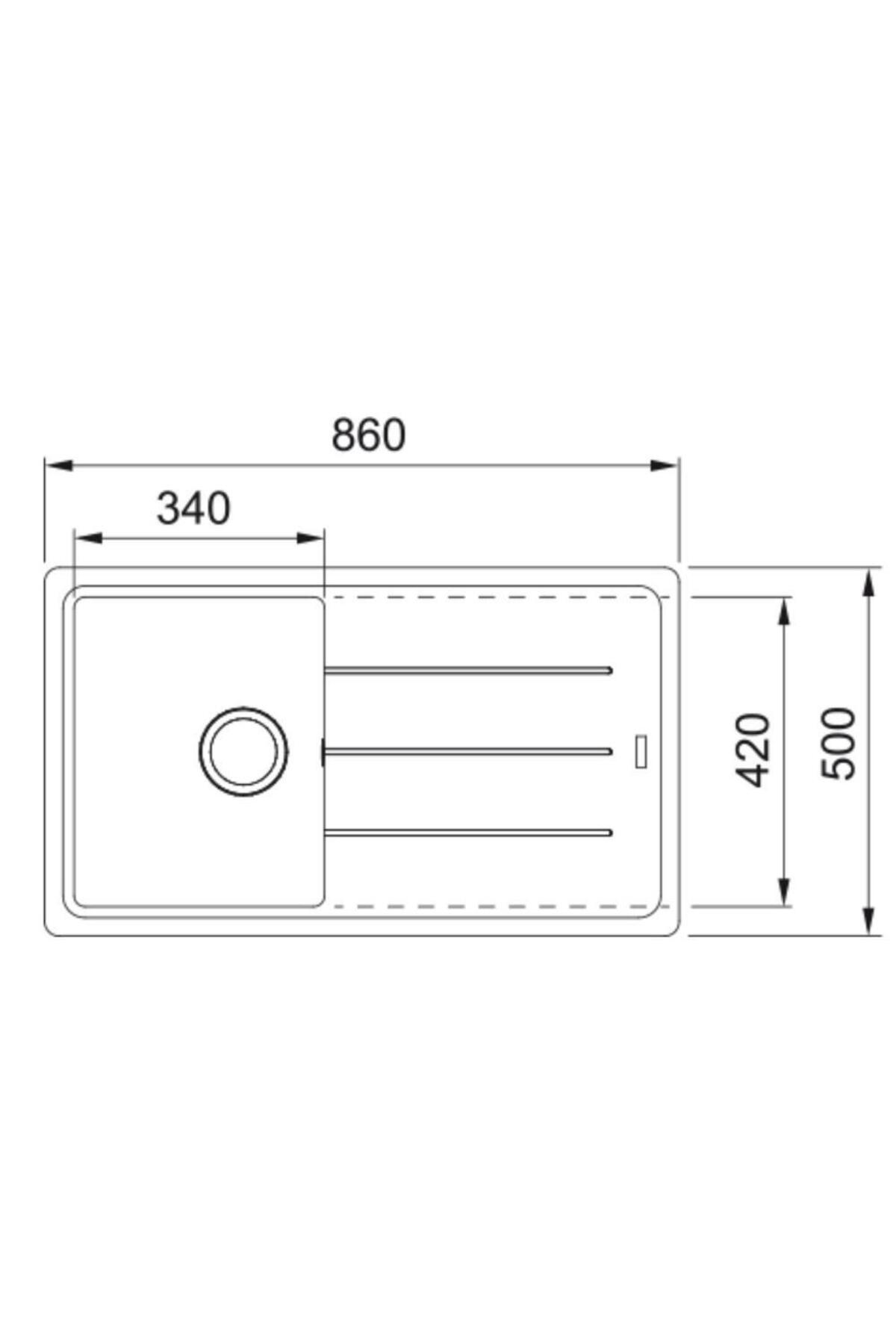 BASİS BFG 611 SAHARA Granit Evye