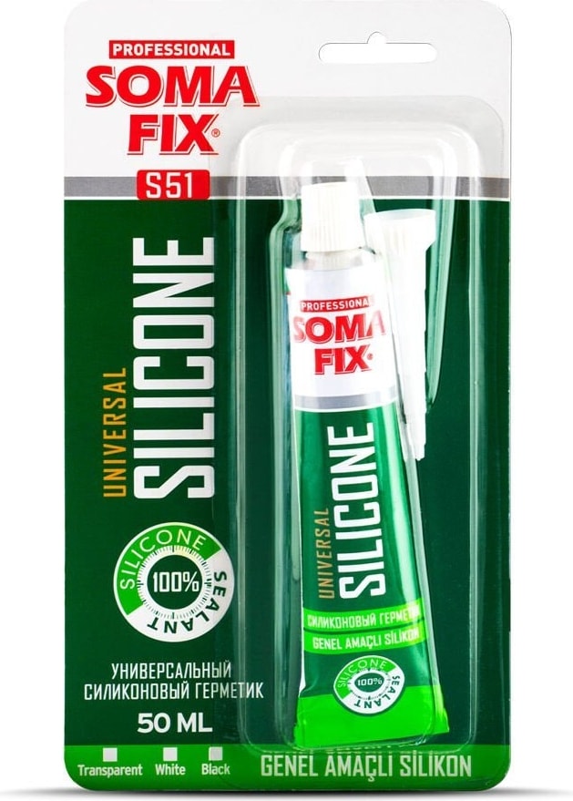 Genel Amaçlı Tüp Silikon Beyaz 50ML  S51