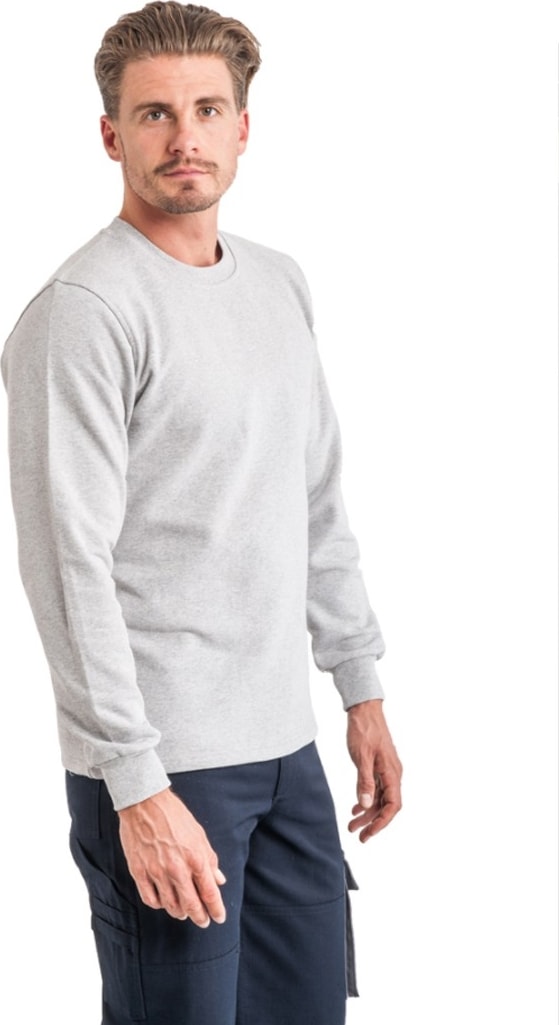 Uzun Kol Sıfır Yaka Sweatshirt