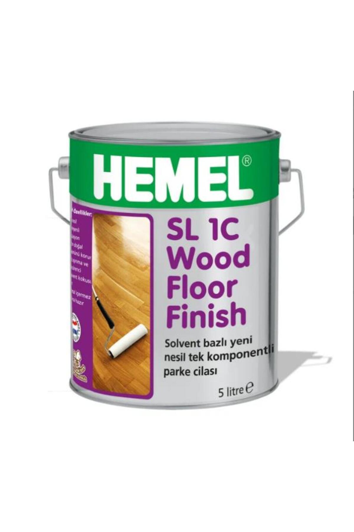 Sl 1C Wood Floor Finish Mat 5 lt Parke Cilası Solvent Bazlı