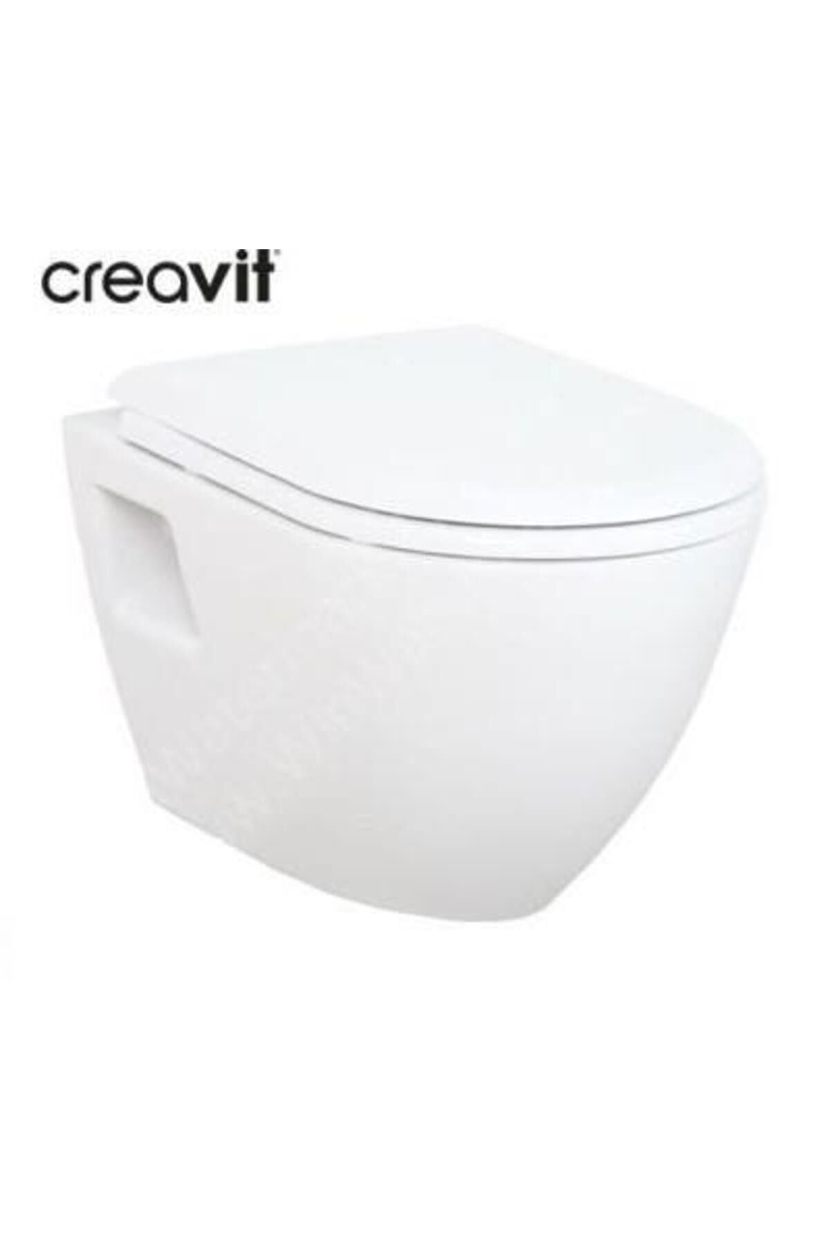 VİSAM-CREAVİT TP325 - ŞİMPA KAPAK - GÖMME REZERVUAR ASMA KLOZET SETİ 5 Lİ
