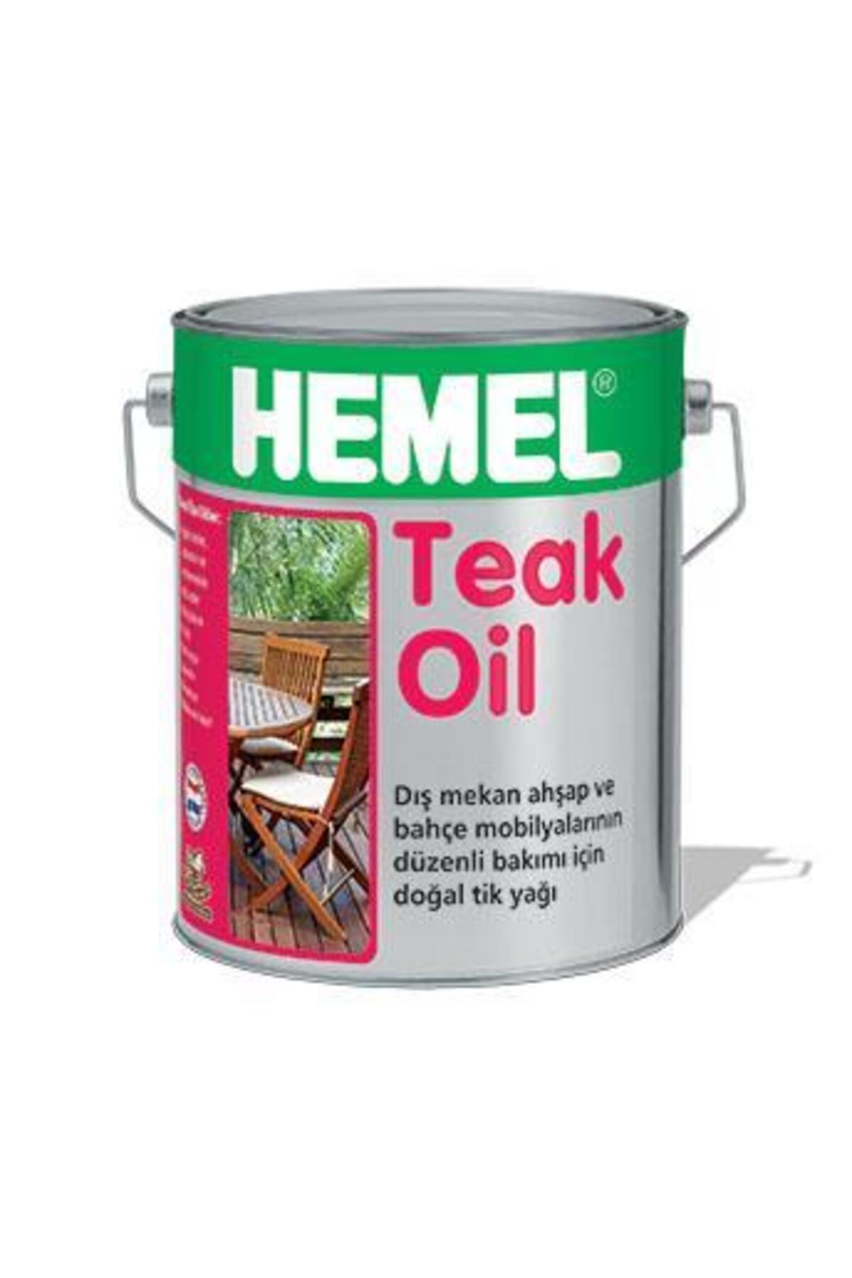 Teak Oil Şeffaf 5 Lt