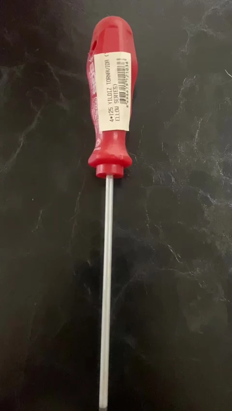 4*125 Düz Tornavida