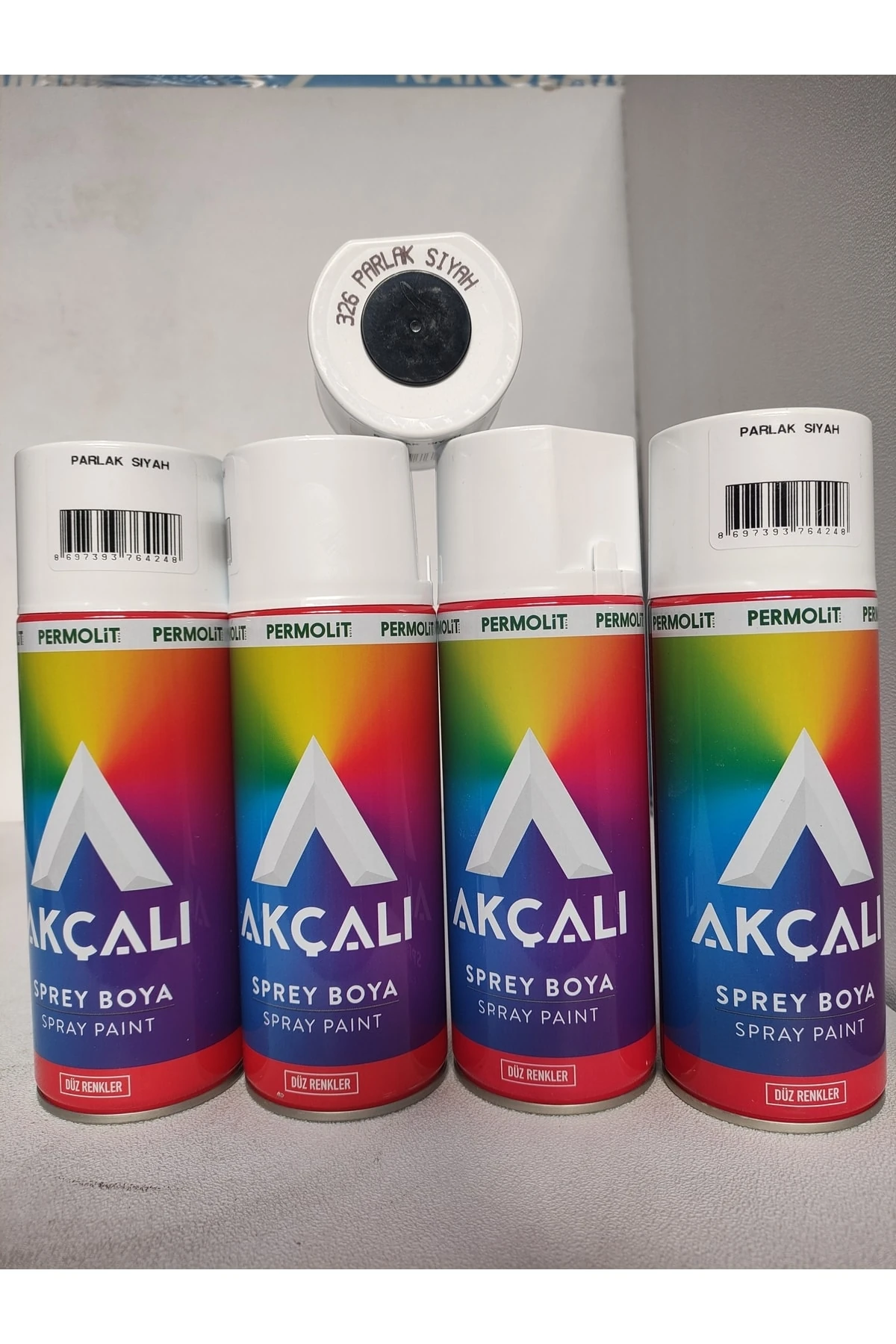 Sprey Boya 326 Parlak Siyah 1 Adet Fiyatıdır
