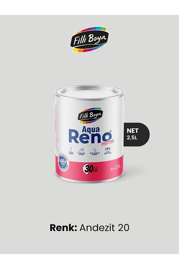 Aqua Reno Mutfak 2.5 Lt Andezit 20