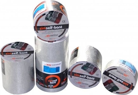 Simself Oto Ses Yalıtım Bantı 10 Cm X 10 Metre Aluminyum