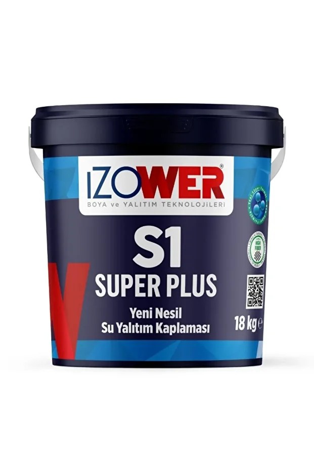 S1 Süper Plus Beyaz Su Yalıtım Kaplaması 18kg