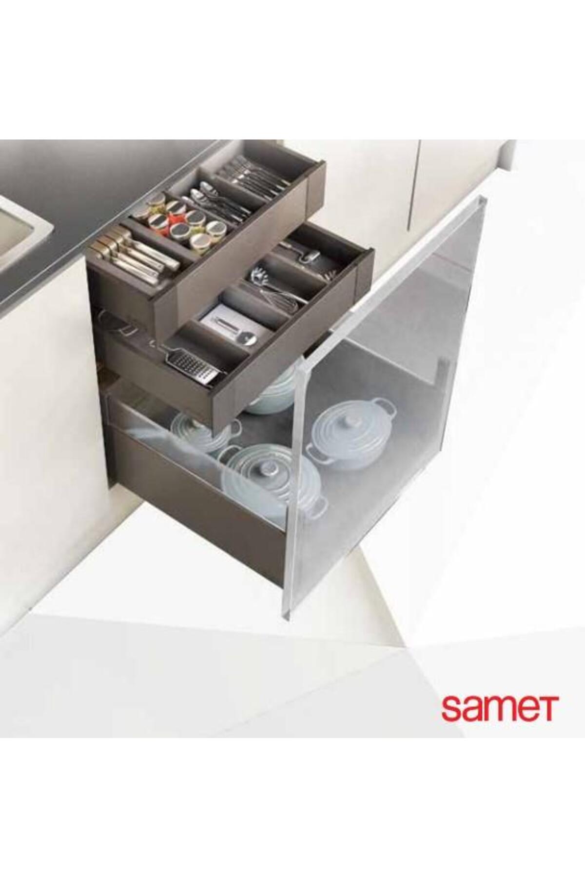 Smart Flow Çekmece Rayı Bordürsüz 500mm