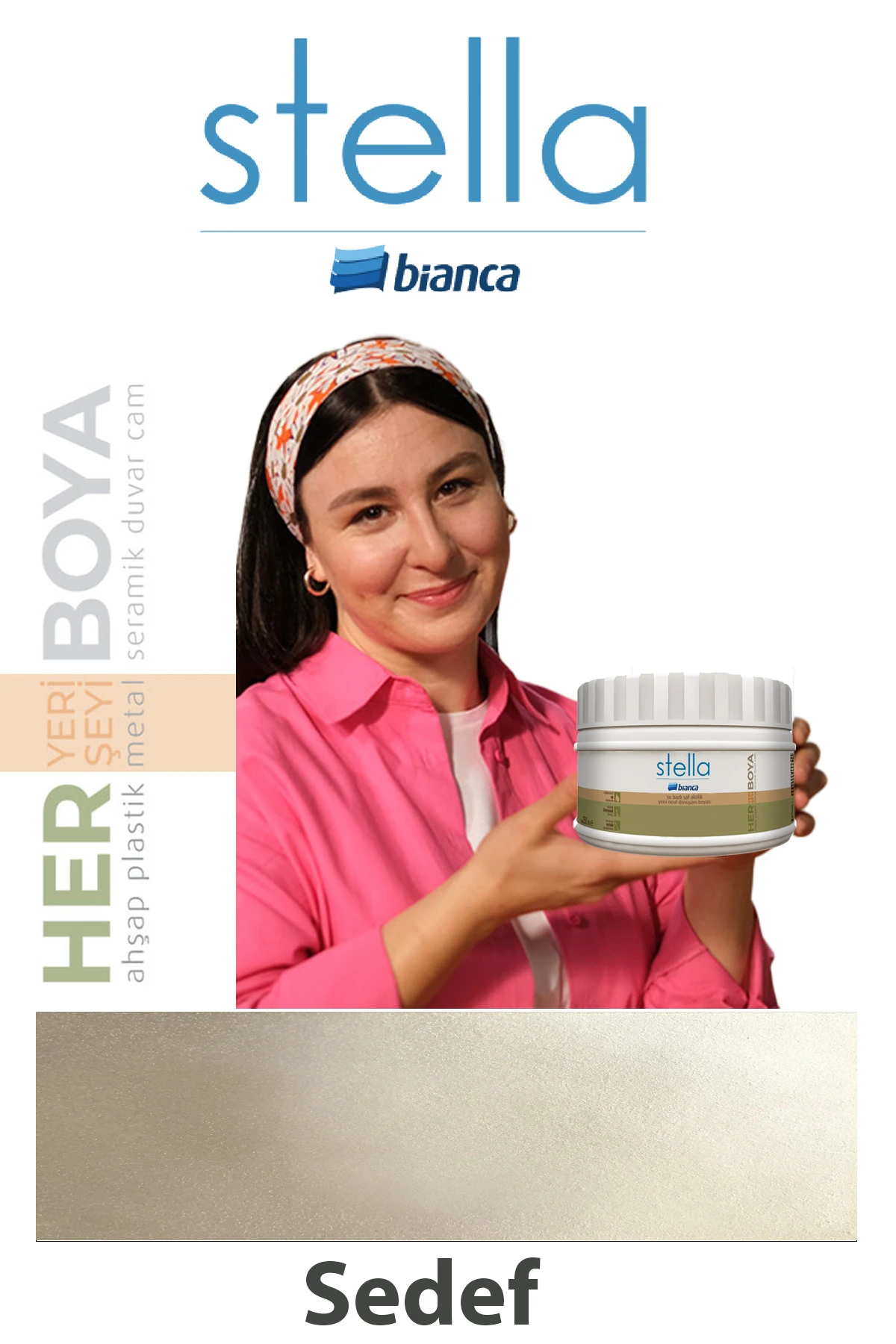 Stella Su Bazlı Saf Akrilik Boya Metal Ve Ahşap Özel Renkler