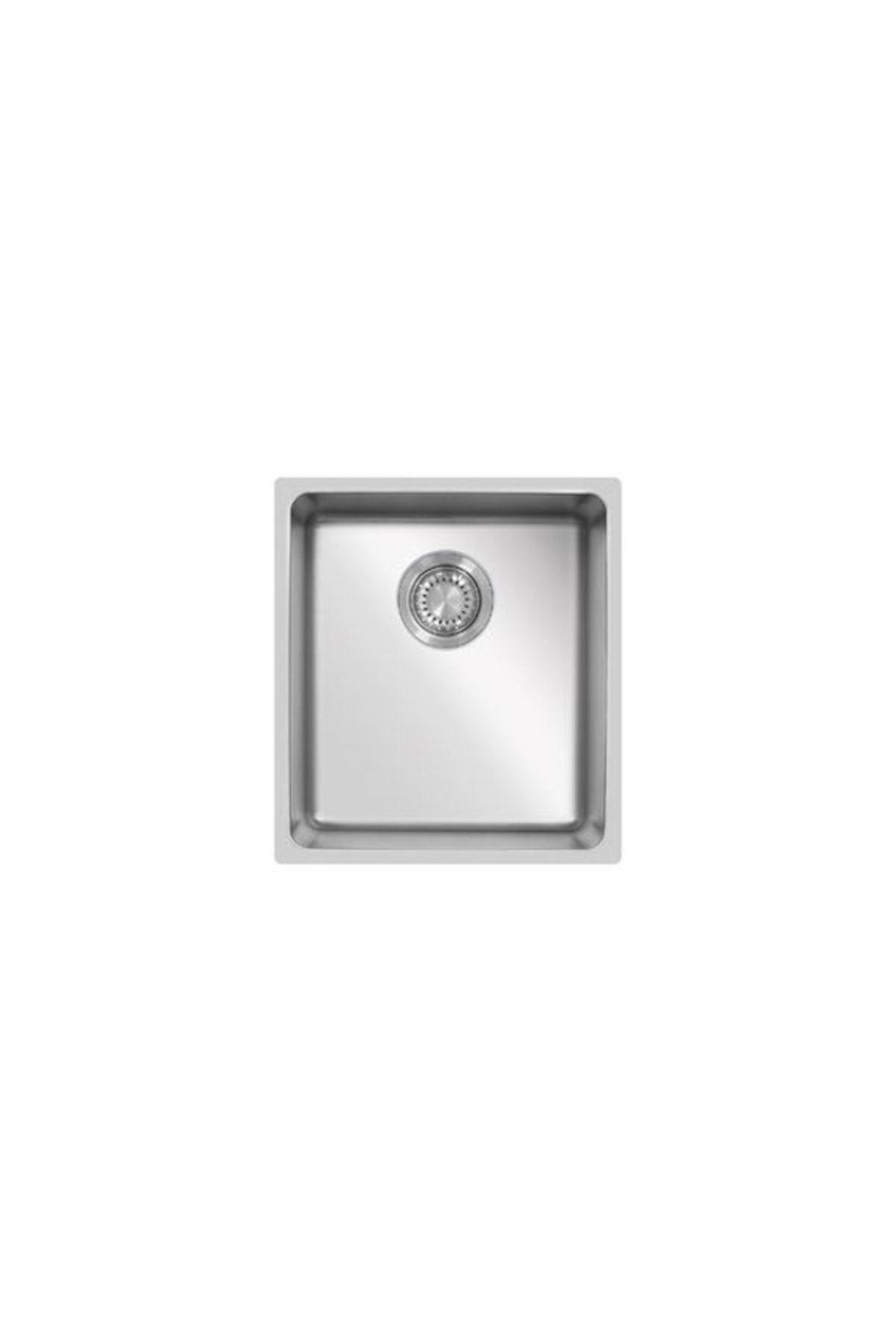 Me 340 Polisajlı 34x40 Cm Inox Paslanmaz Çelik Tezgah Altı Sifonlu Mutfak Eviyesi