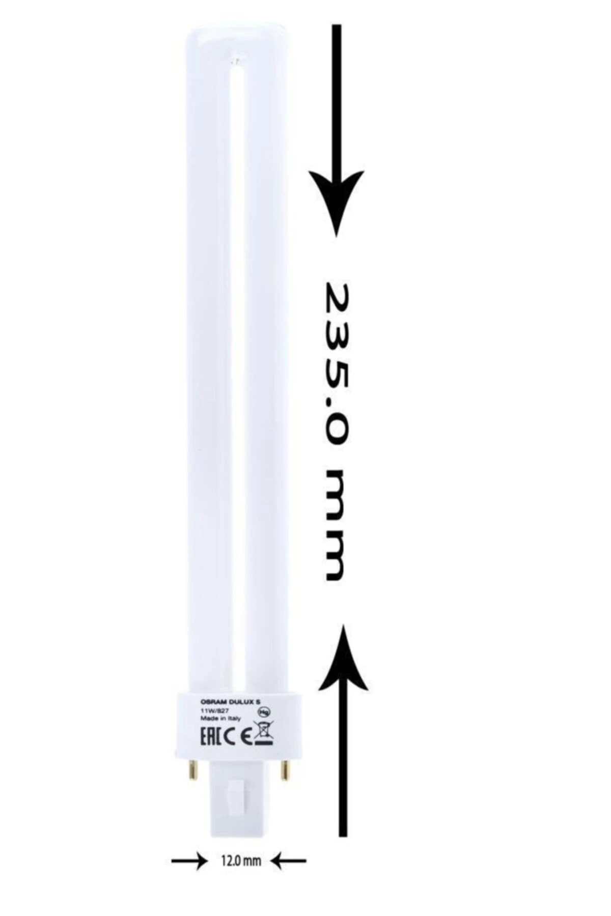 Dulux S 11w Kompak Floresan Ampul Sarı Işık 2700k 23,5 Cm Pls Lamba