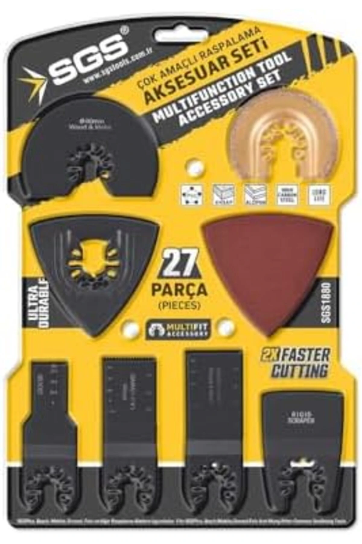 Multi- 27 Parça Kesici ve Raspalama Aksesuar Seti, Model SGS1880 1198781