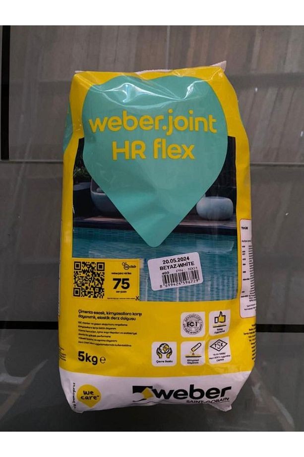 Joint Hr Flex Kimyasal Dayanımlı Derz Dolgu 5 Kg (BEYAZ)