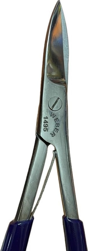 WEBER 1495 Kuyumcu Makası Düz Ağız -Yaylı
