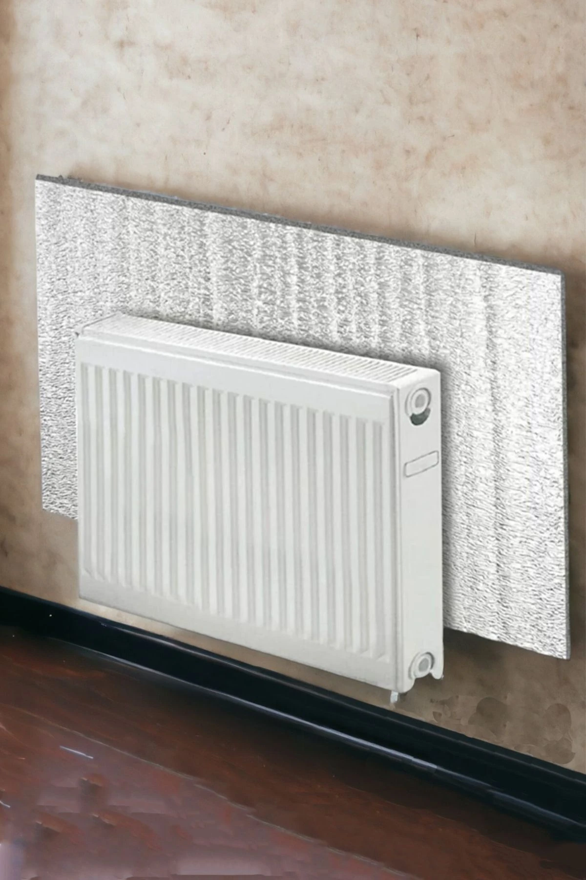 3 Adet Petek Arkası Yalıtım Levhası Alüminyum Folyo Radyatör Peteği İzolasyon Ev Isı Tasarruf