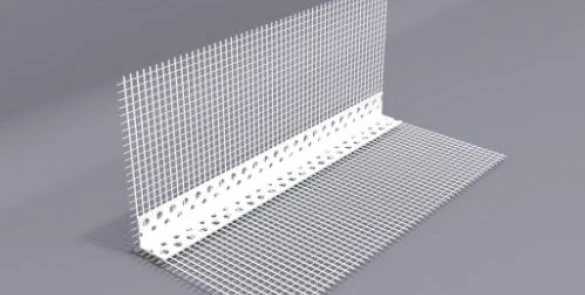 Pvc Beyaz Fileli Köşe Profili