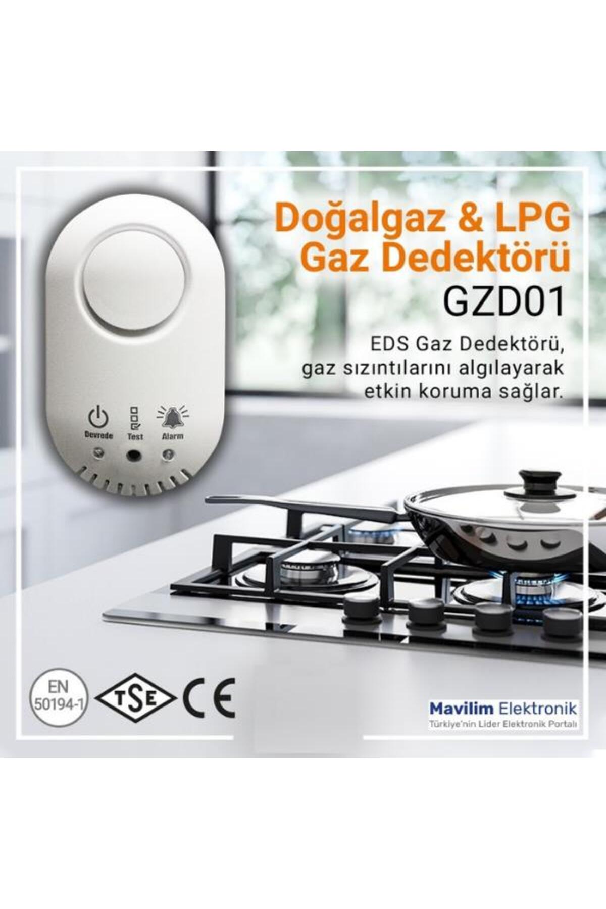 Gzd01 Dogalgaz Ve Lpg Gaz Dedektörü (12V) Igdaş Ve Gazmer Onaylı