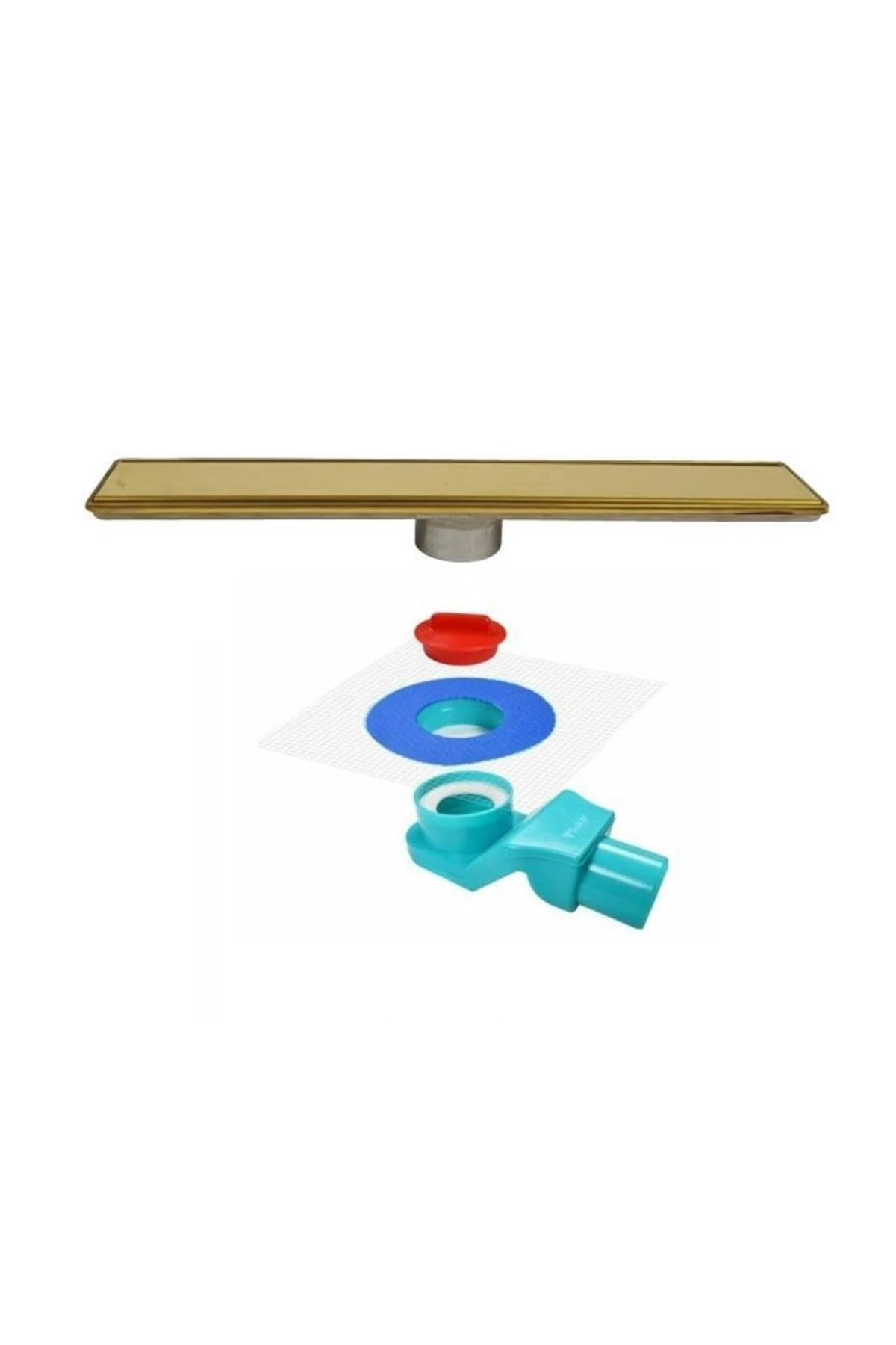 Line 6 Gold Altın Izgaralı 60 Cm Duş Kanalı Ve Yalıtım Kiti 1153-0031099-01