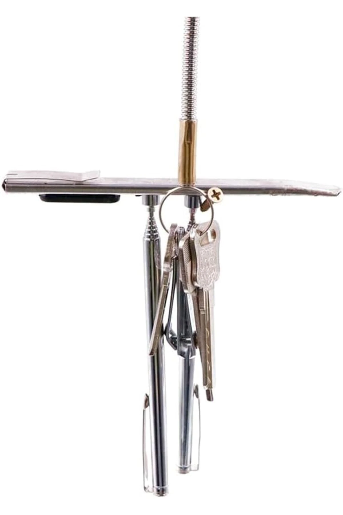 Spiral Yaylı Uzun Mıknatıs, Bükülebilir Manyetik Neodyum Mıknatıs Vida Somun Alma Tamirci Mıknatısı