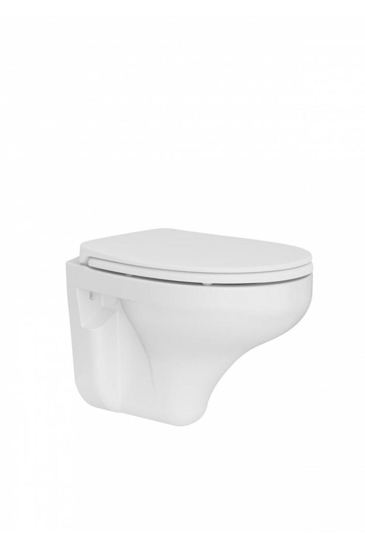 Perla Asma Klozet Beyaz ve Klozet Kapağı