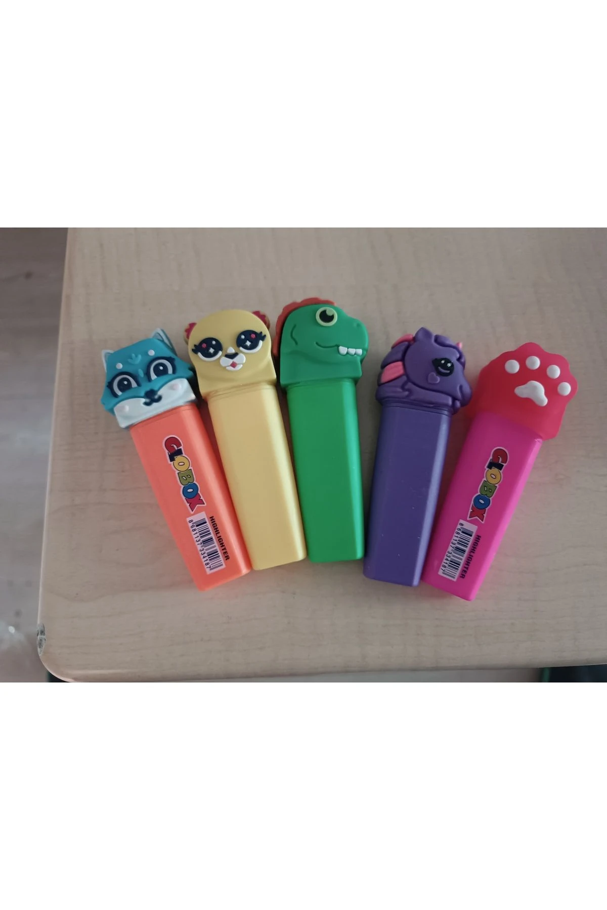 5 Adet Figürlü I?şaretleme Kalemleri