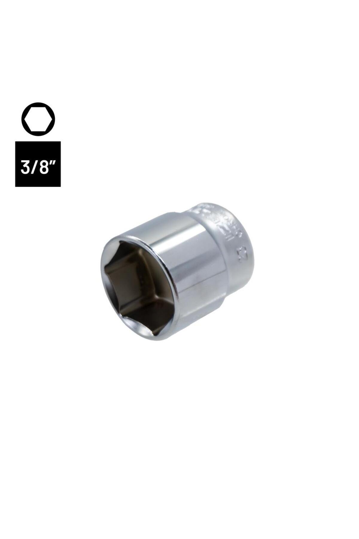 1110060023 3/8'' Altı Köşe Lokma Anahtar 23 mm