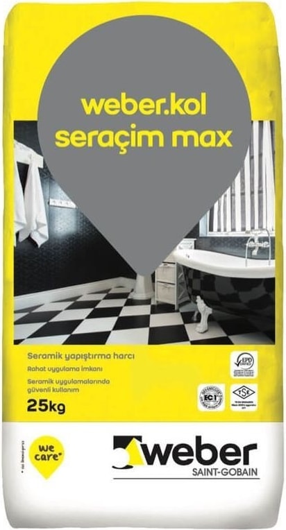 WEBER Kol Seraçim Max Beyaz 25 kg
