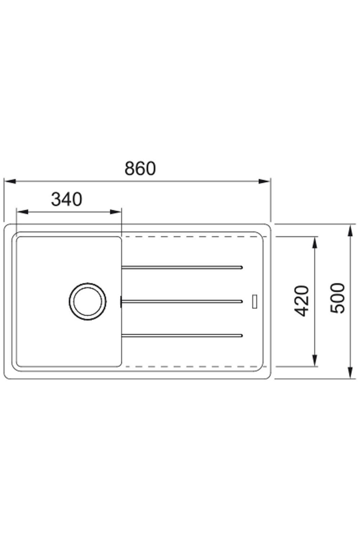 Basis BFG 611 Oyster Granit Evye Active Plus Doccia 2.0 Batarya Set